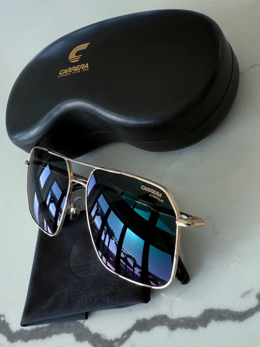 New CARRERA 333/S Navigator Sunglasses J5G/Q3 Polarized - Picture 3 of 16